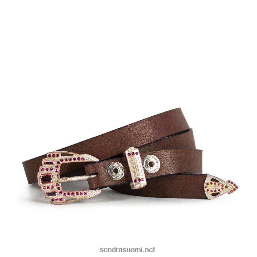 Sendra1287 cinturones marron cobre plateado/rosaLX4B0T415