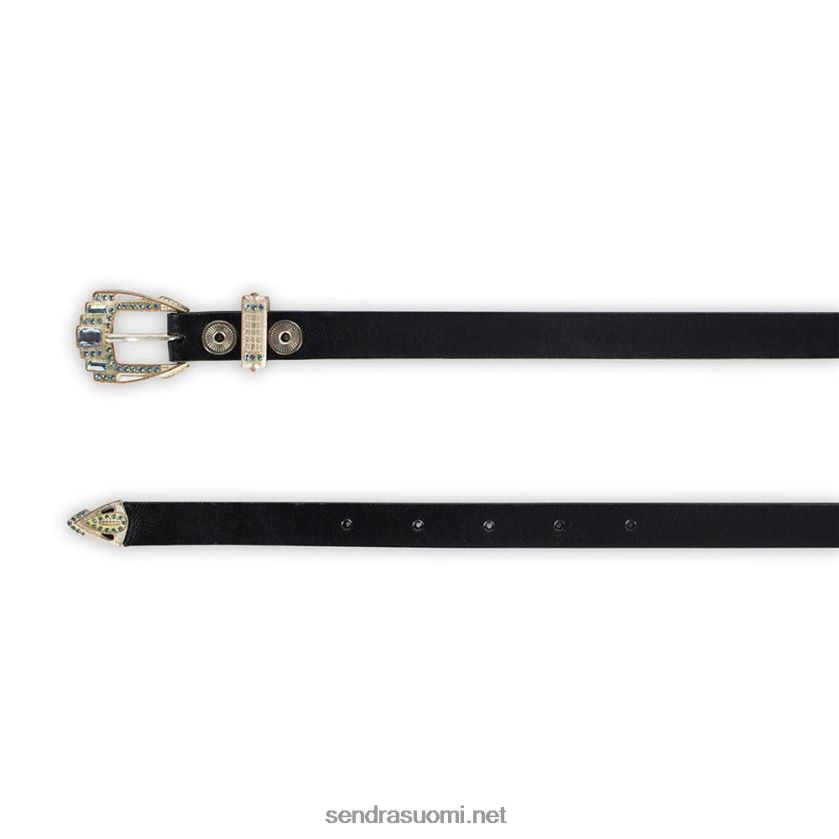 Sendra1287 cinturones negro cobre plata/agua marinaLX4B0T416