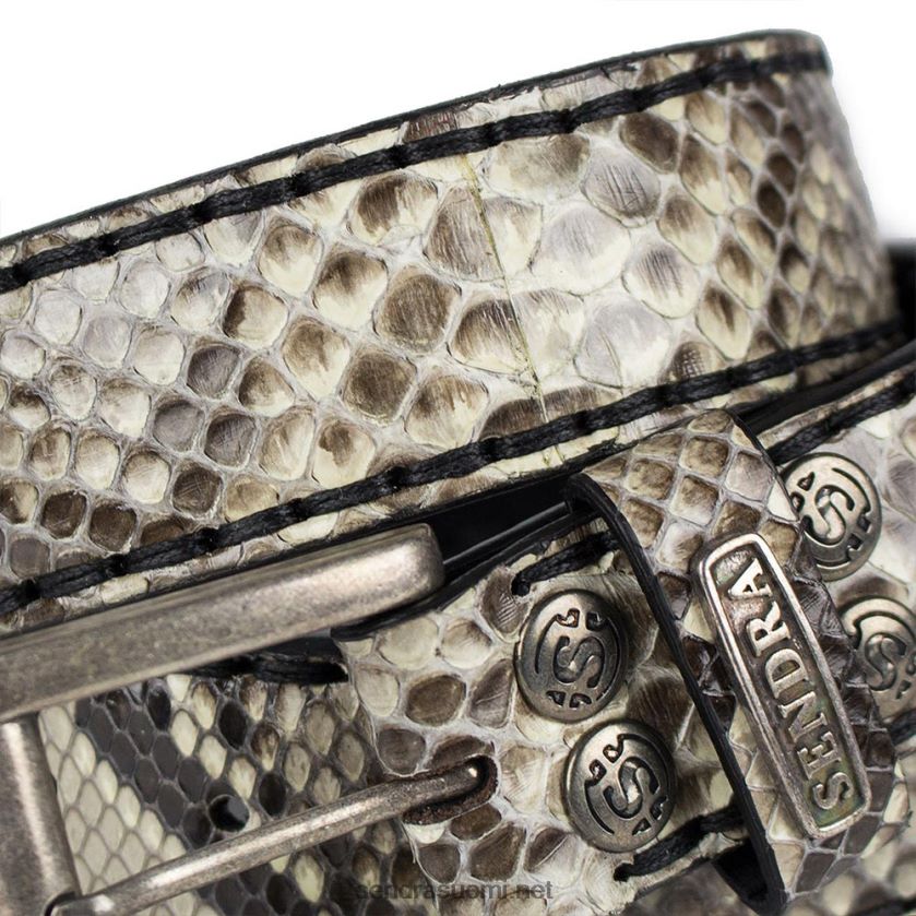 Sendra5156 cinturones piton natural blanco/negroLX4B0T410