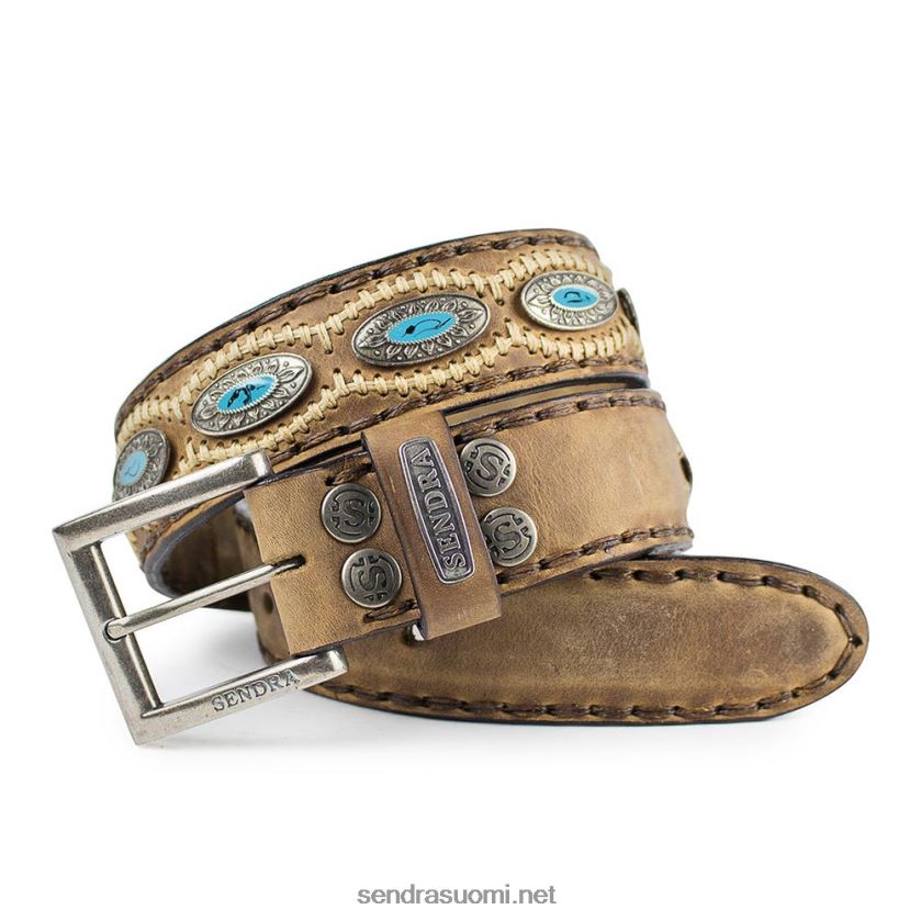 Sendra7612 cinturones flota tang plata vieja+turq.LX4B0T368