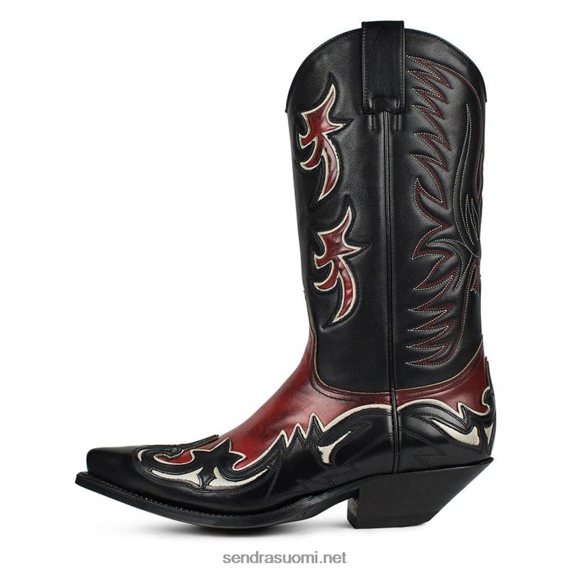 Sendra miehet 17203 cuervo flora rojo dirty salvaje negroLX4B0T67