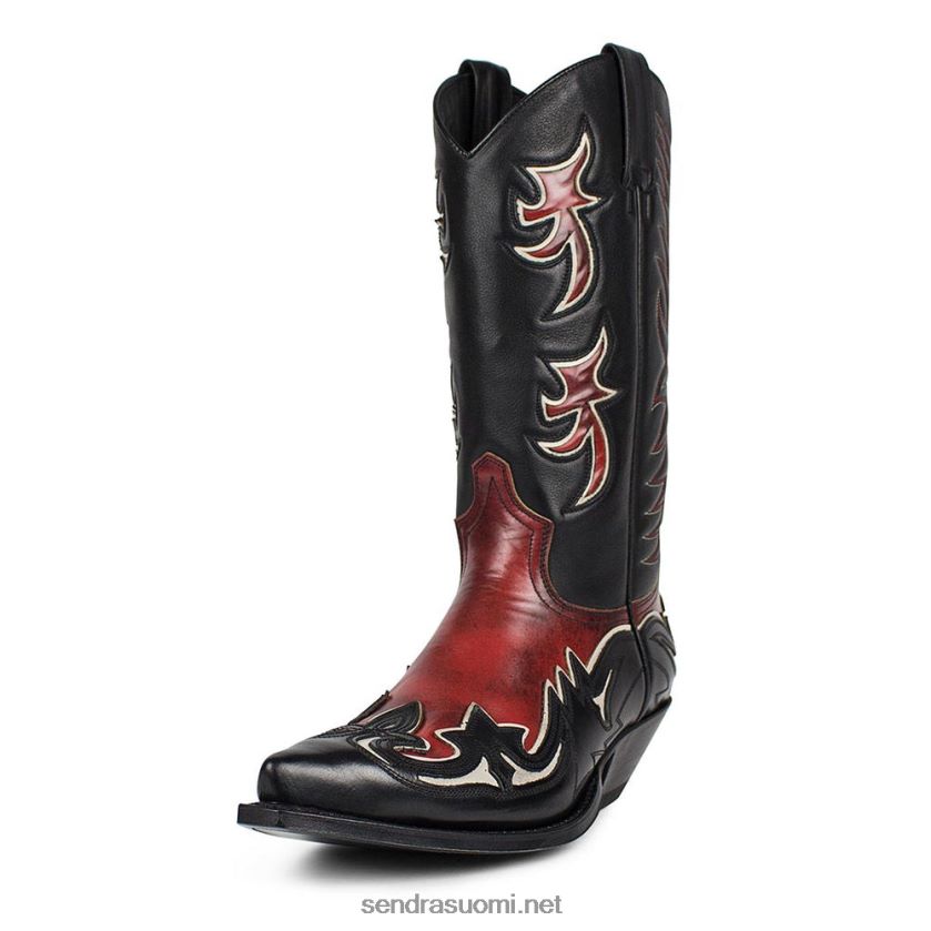 Sendra miehet 17203 cuervo flora rojo dirty salvaje negroLX4B0T67