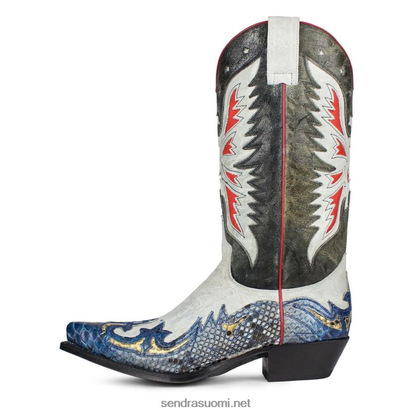 Sendra miehet 17607p cuervo barbados blanco barbados negroLX4B0T117