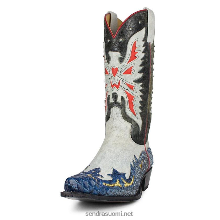 Sendra miehet 17607p cuervo barbados blanco barbados negroLX4B0T117