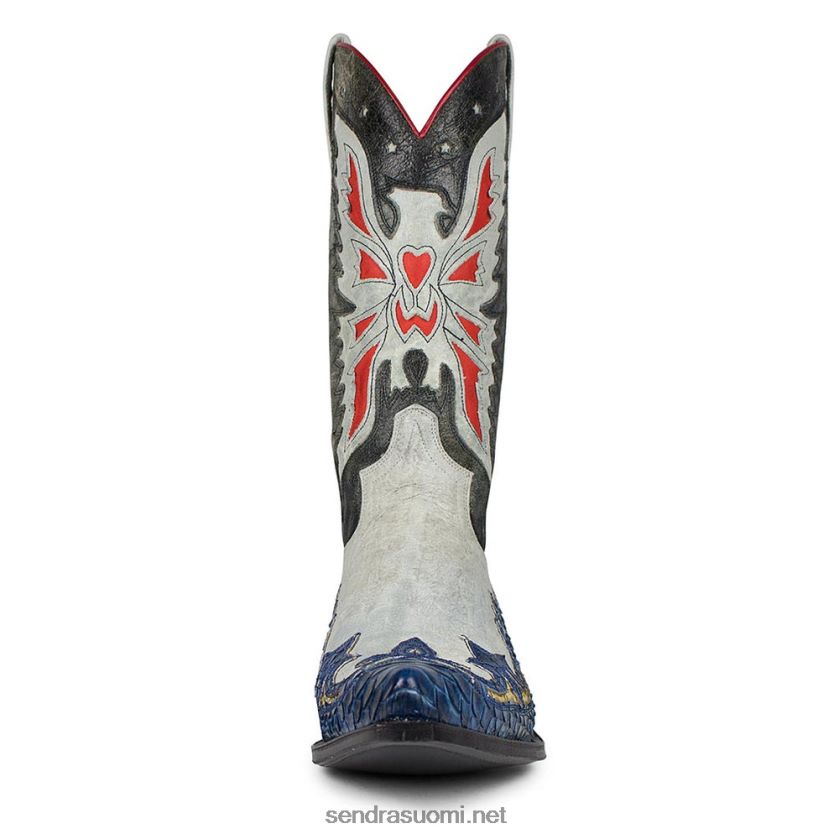 Sendra miehet 17607p cuervo barbados blanco barbados negroLX4B0T117