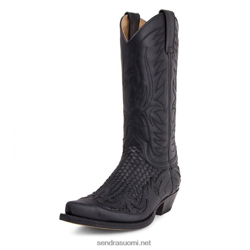 Sendra miehet 3241 cuervo pull öljy negro-trenzado negroLX4B0T126