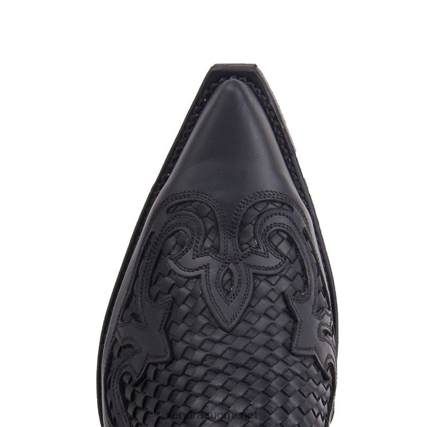 Sendra miehet 3241 cuervo pull öljy negro-trenzado negroLX4B0T126