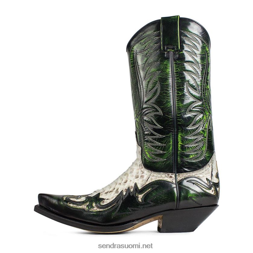 Sendra miehet 3241p cuervo piton barr. blanco/negro denver verdeLX4B0T56
