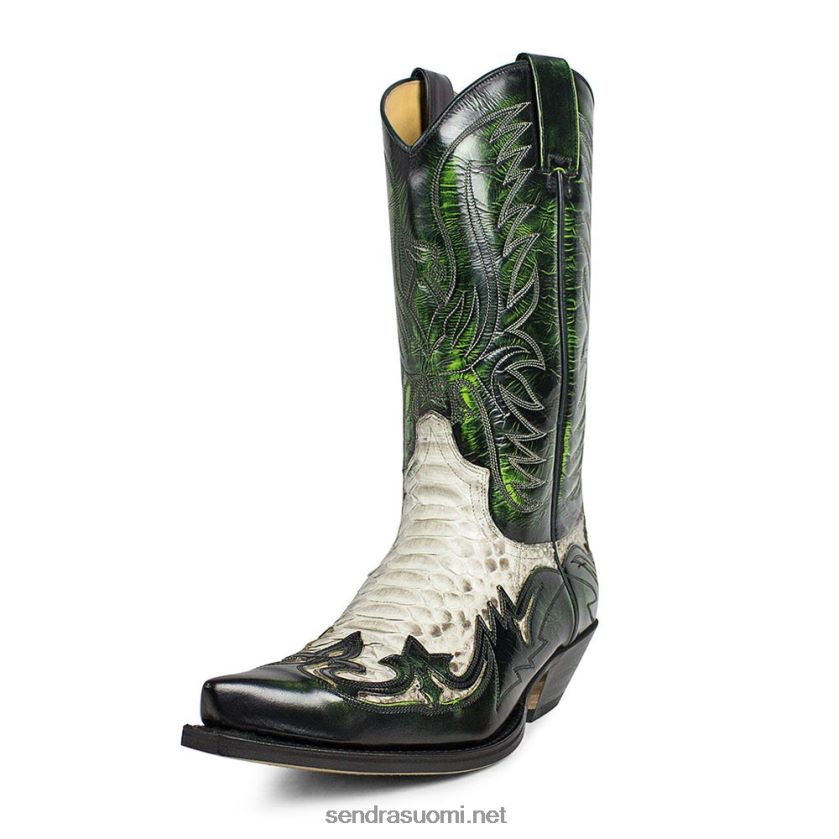 Sendra miehet 3241p cuervo piton barr. blanco/negro denver verdeLX4B0T56