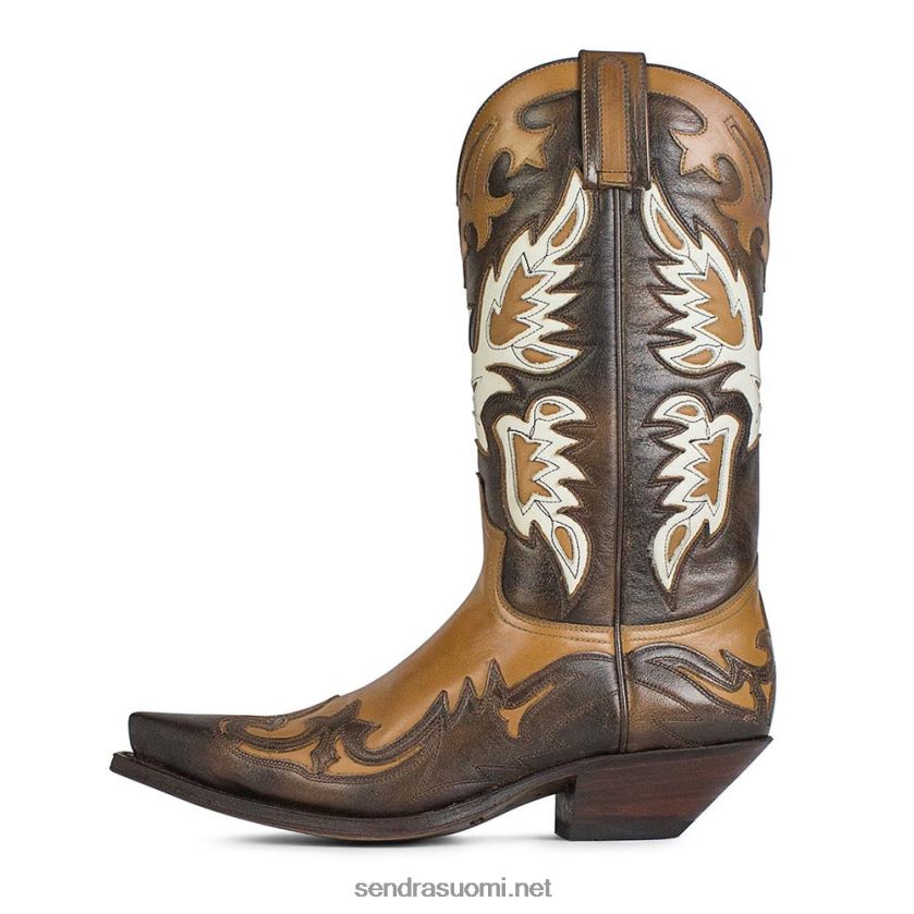 Sendra miehet 3370 cuervo box bras 077 britnes flo marronLX4B0T60