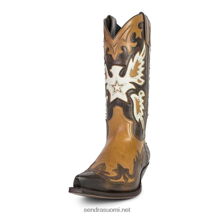 Sendra miehet 3370 cuervo box bras 077 britnes flo marronLX4B0T60