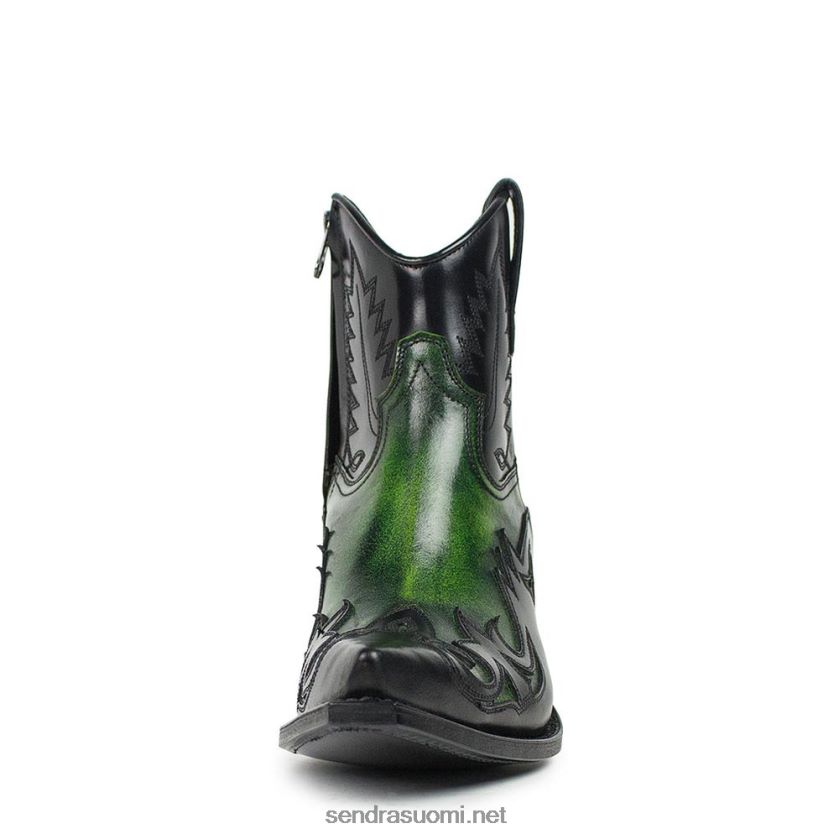 Sendra naiset 16695 gorca denver verde cepillado-flora negroLX4B0T346