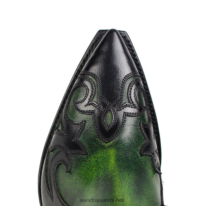 Sendra naiset 16695 gorca denver verde cepillado-flora negroLX4B0T346